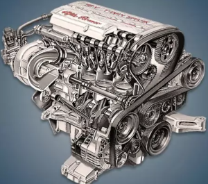 Engine Alfa Romeo AR32201 300x265 - Engine Alfa Romeo AR32201