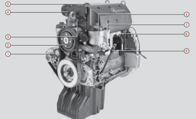 Engine Mercedes OM926LA   1 - Engine Mercedes OM926LA