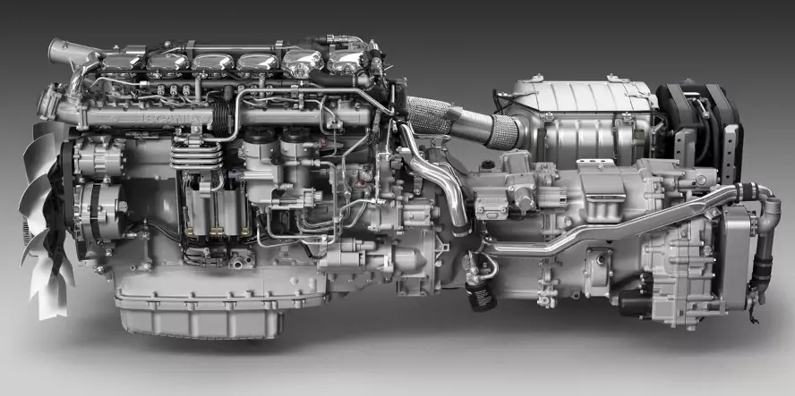Engine Scania DS14 - Engine Scania DS14